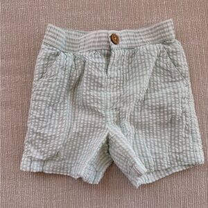 Tommy Bahama Mint Green Seersucker Boy Shorts 3T